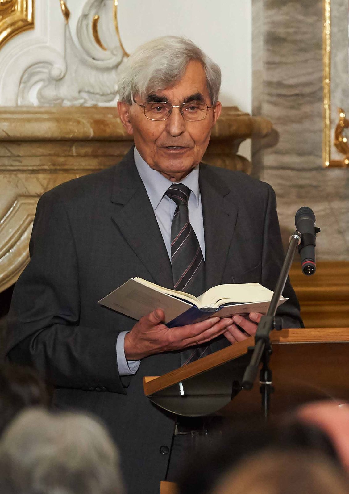 Klaus Engelhardt bei den Bruchsaler Schlossgesprächen