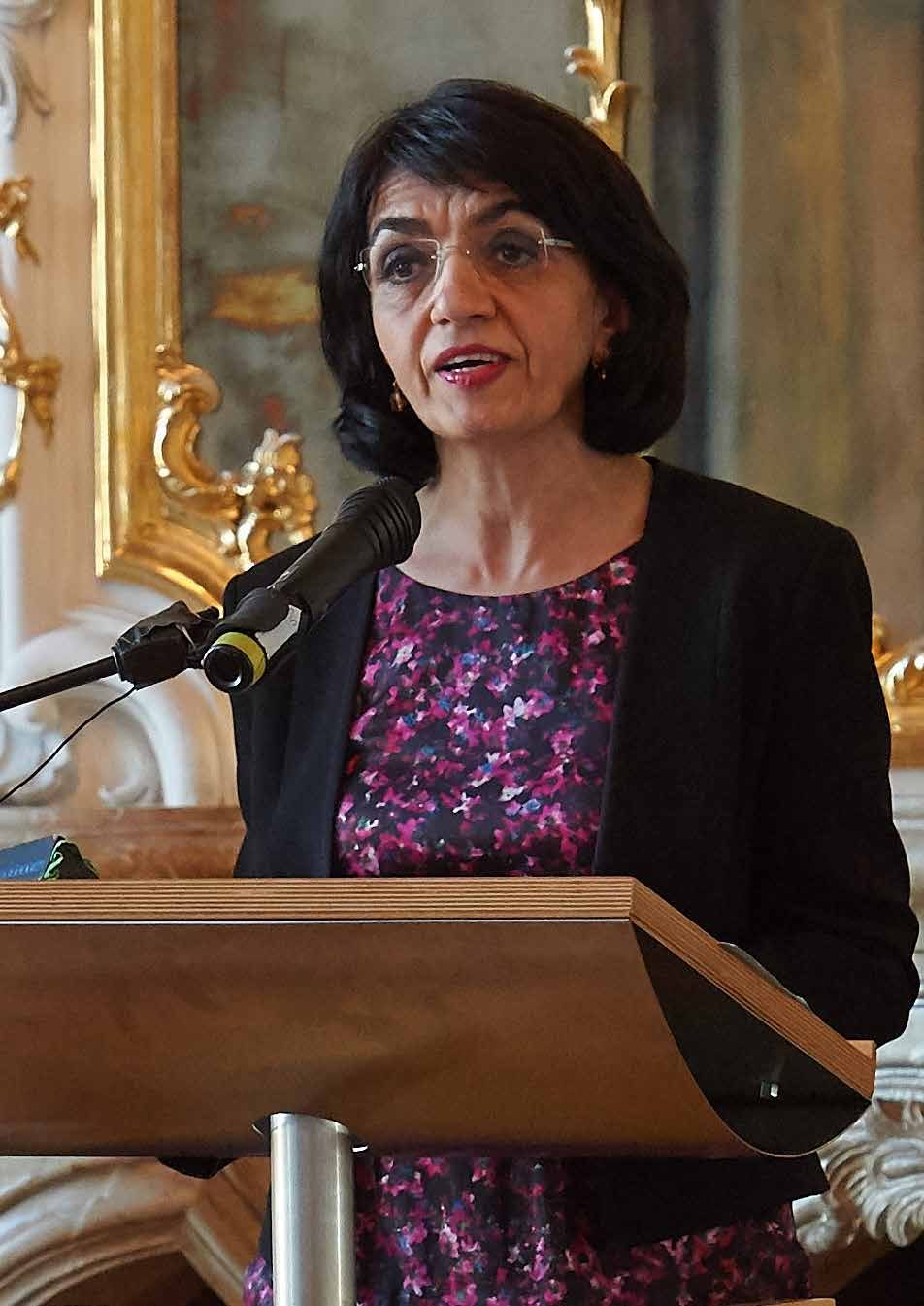 Muhterem Aras bei den Bruchsaler Schlossgesprächen