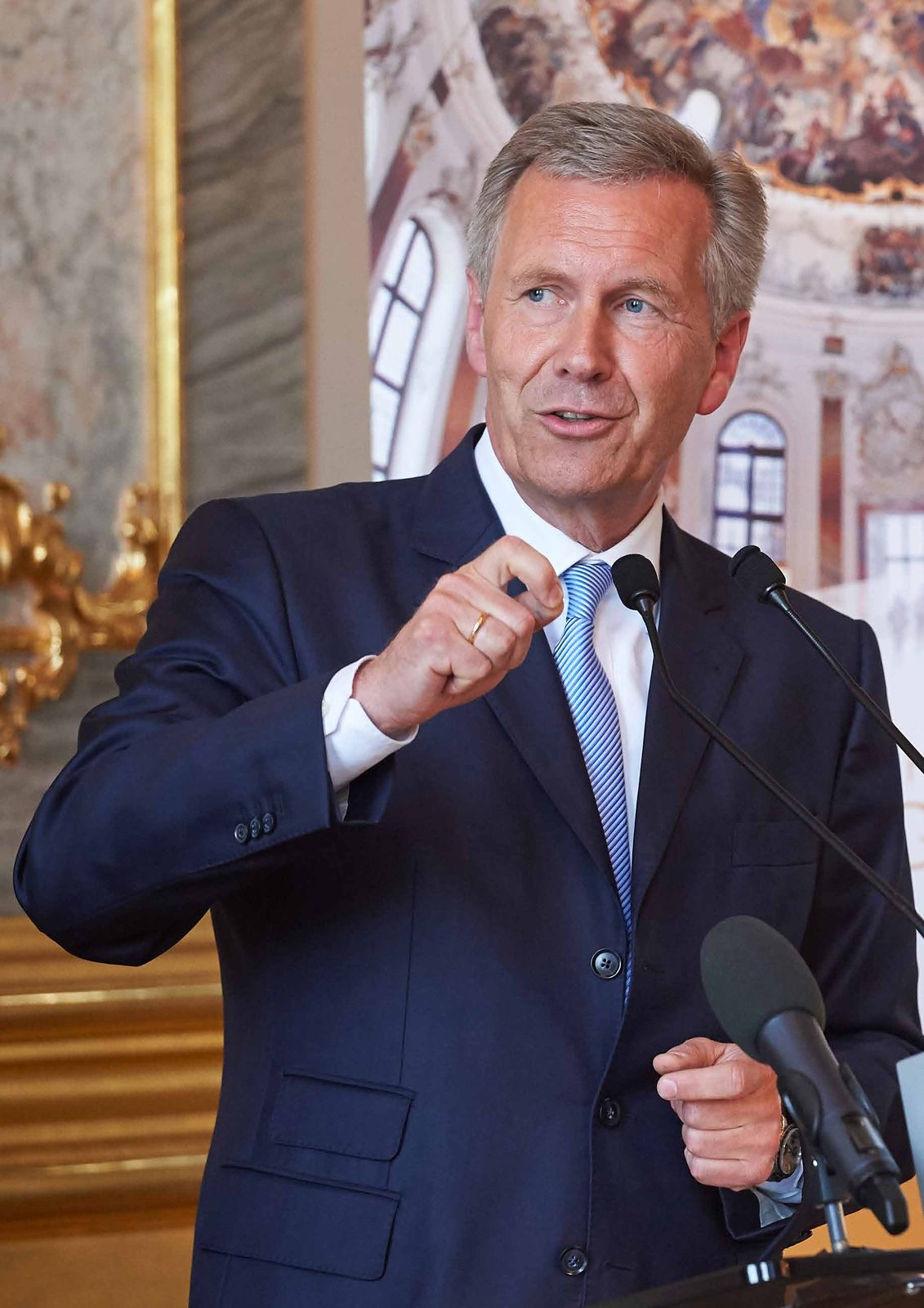 Christian Wulff bei den Bruchsaler Schlossgesprächen