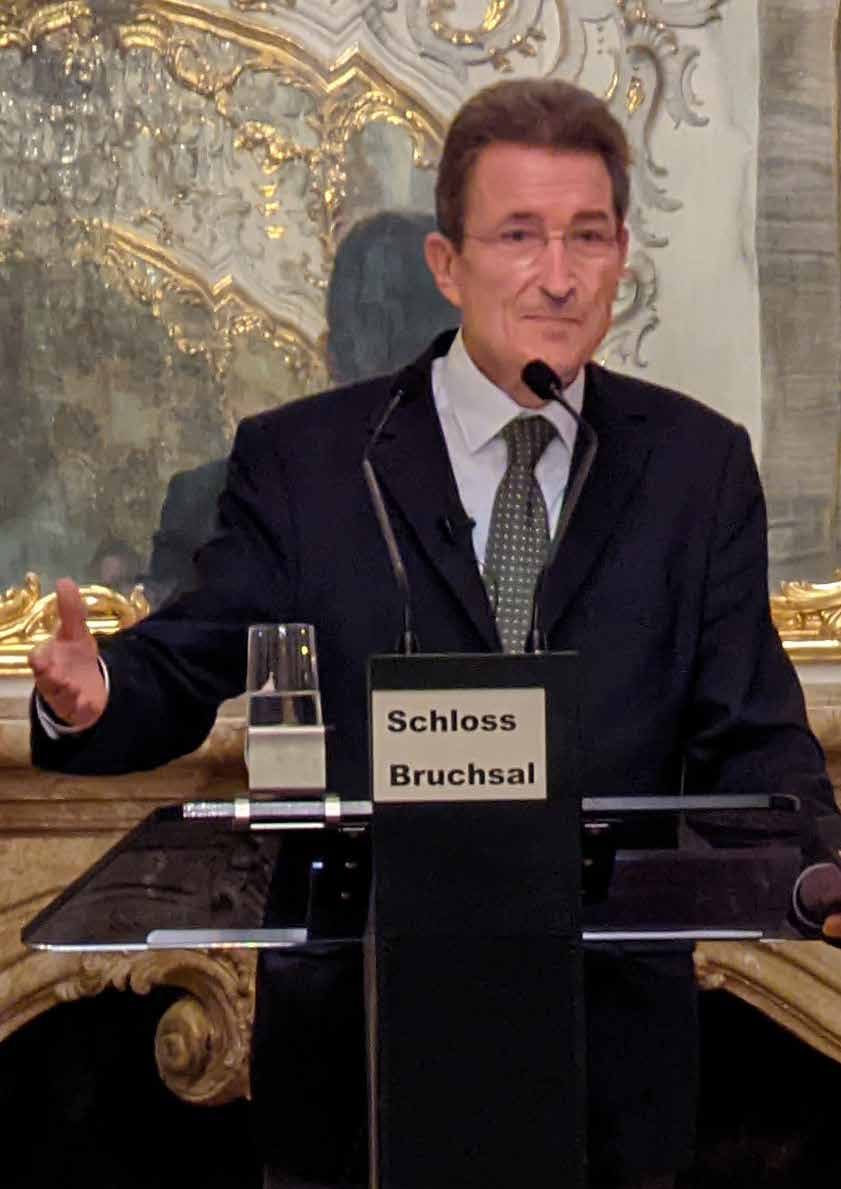 Wolfgang Huber bei den Bruchsaler Schlossgesprächen