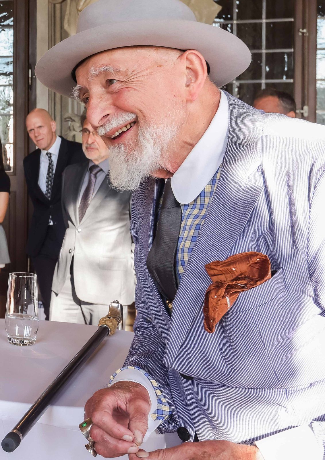 Markus Lüpertz bei den Bruchsaler Schlossgesprächen