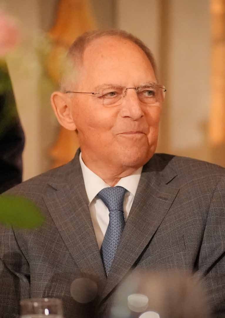 Wolfgang Schäuble bei den Bruchsaler Schlossgesprächen