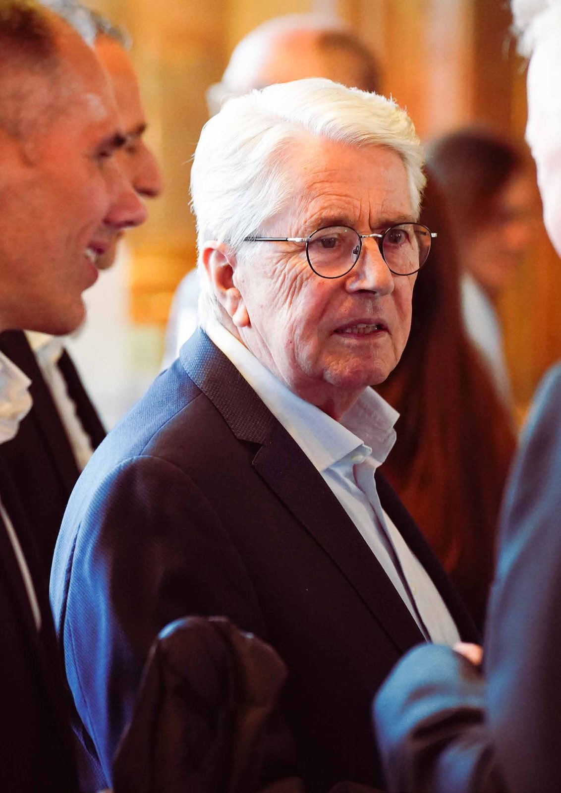Frank Elstner bei den Bruchsaler Schlossgesprächen